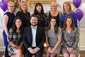 Group photo of the Alumni Development team
