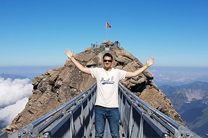 Mihai Dumbrava explores Glacier 3000